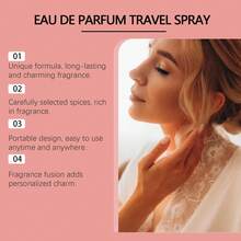 Perfume Floral Love Floral Blooming Cherry - 10ml/0.34fl oz | Eau de Parfum de Viaje con Fragancia Romántica y Fresca de Cerezo en Flor | Aroma Dulce y Elegante que Elimina Olores Desagradables y Deja una Huella Encantadora | Diseño Compacto y Portátil, Ideal para Llevar en el Bolso, Perfecto para Regalos, Citas o Uso Diario, Adecuado para Mujeres que Buscan una Esencia Delicada y Atractiva - Floral - Ver 7
