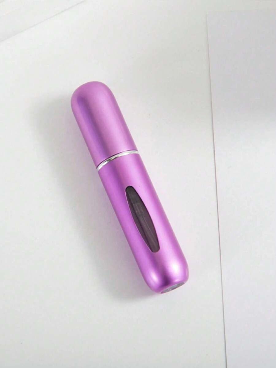 1pc Travel Perfume Bottles, 5ml Refillable Travel Spray Atomizer, Travel Perfume Refill Bottles And Pocket Perfume Dispenser, Cologne Perfume Travel Bottles And Sprayers (Refill Perfume From Bottom) - 1件-霧面紫色 - 查看 1