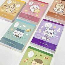 chiikawa 1 Set 2026 New Japanese Anime Stickers And Detachable Memo Pads! These Memo Pads Feature Colorful Cartoon Page Designs, Perfect For Note-Taking, Leaving Messages, And Daily Reminders. Easy To Detach And Use, An Ideal Choice For Studying And Work. An Essential Back-To-School Item For Students. - Multicolor - View 2
