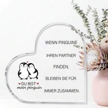 Valentine's Day Gift For Him Her Engraving Acrylic Plaque I Love You Gifts Wedding Anniversary Gifts For Women Men Partner Gifts Couple Gifts Anniversary Gift For Him Her - 1PC - View 5