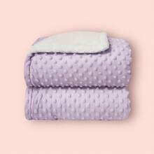 Luxury Double-Sided Baby Blanket - Lilac Lavender - View 1