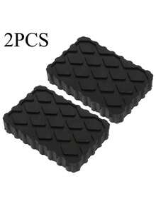1Pc/2Pcs 120 * 80 * 20 Type Lifting Machine Rubber Pad Rubber Block Car Chassis Jack Rubber Pad - Black - View 3