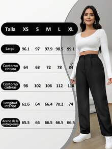 Women Pants - Dark Black - View 9