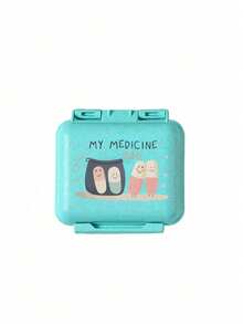 Mini 6-Compartment Portable Pill Box, Medication Storage Box, Travel Pill Box, 6-Compartment Small Pill Box Printed With "My Pill Bag" And Pill Pattern, Sealed Pill Packaging Storage Box, 6-Day Weekly Storage Box, First Travel Pill Storage Box, Daily Vitamin Pill Box, Pocket Pill Box Storage Box, Charming Storage Box, Home Essential, Travel Essential - one-size - View 10