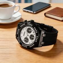 ZOEA Men Mechanical Watches - 黑與白 - 查看 4