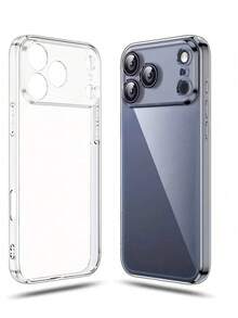 极简透明加厚防摔手机壳，兼容 17/17 Air/17 Pro/17 Pro Max/16 Pro Max/16/16 Pro/16 Plus/16E/15/15 Plus/15 Pro/15 Pro Max/11/12/13/14 Pro Max/XS/XR/11 Pro/11 Pro Max/12 Pro/12 Pro Max/13 Pro/13 Pro Max/7 Plus/14 Pro/14 Pro Max/14 Plus/7 Plus/8 Plus/8/SE2/13 Mini/12 Mini 软壳手机保护套 - 無色 - 查看 1