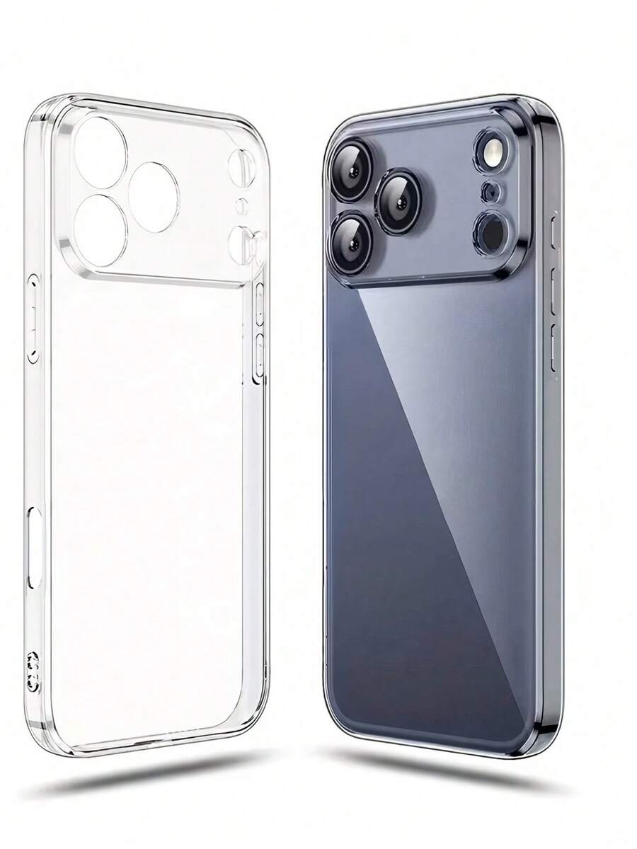 极简透明加厚防摔手机壳，兼容 17/17 Air/17 Pro/17 Pro Max/16 Pro Max/16/16 Pro/16 Plus/16E/15/15 Plus/15 Pro/15 Pro Max/11/12/13/14 Pro Max/XS/XR/11 Pro/11 Pro Max/12 Pro/12 Pro Max/13 Pro/13 Pro Max/7 Plus/14 Pro/14 Pro Max/14 Plus/7 Plus/8 Plus/8/SE2/13 Mini/12 Mini 软壳手机保护套 - 無色 - 查看 1