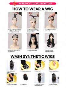 Wig Rambut Lurus Serat Sintetis Tahan Panas Berlapis Tinggi Warna Cokelat Hitam 18 Inci dengan Poni, Dapat Mengubah Bentuk Wajah dan Menambah Volume, Cocok untuk Pemakaian Sehari-hari dan Liburan Wanita - MultiWarna - View 8