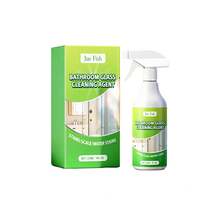jakehoe Limpiador de descalcificador de vidrio para baño - Disuelve rápidamente las manchas de agua dura y los residuos de jabón, el antivaho de larga duración mantiene el vidrio cristalino. Cuenta con tecnología de revestimiento protector para reducir la acumulación de minerales. Totalmente compatible con vidrio/espejos de ducha sin causar daños. - Líquido - Ver 10