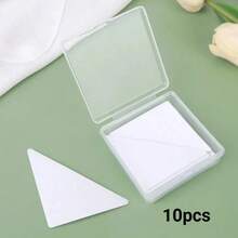 Shirt Polo Shirt Collar Paste Collar Shape Paste Triangle Collar Brace Without Curling Fixed Paste Collar Shape Paste - 10pcs-box - View 2