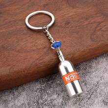 1pc/5pcs/7pcs New Modified Car Keychain Modified Car NOS Nitrous Bottle Keychain NOS Decorative Bottle Keychain - Multicolor - View 12