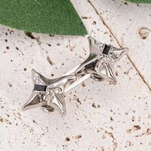 1/2/3/5 Pairs Star Shaped Waist Cincher Clips, Waist Shaping Magic Tool, Adjustable Waist Clips For Belts, Scarves, Shawls, Sweaters - Silver - View 12