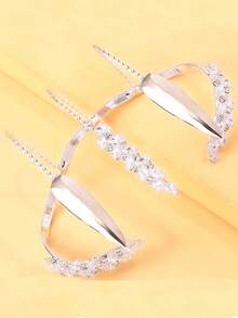 1 pieza Pulsera de mujer con diseño de playa de verano con cadena ajustable de dientes de sierra geométricos, accesorio minimalista y exagerado de estilo punk - pulsera - Ver 2