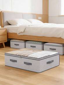 2 hộp đựng đồ dưới gầm giường, kiểu ngăn kéo, dùng để đựng quần áo, đồ chơi, hộp phẳng để dưới giường. - Nhiều màu - Xem 5