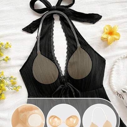 New Strapless Seamless Push-Up Bra, Adjustable Strap, Invisible Bra For Wedding Dress, Suitable For Strapless Tops And Backless Dresses