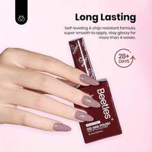 Beetles 15ML 6 Colors  HEMA-Free Pastel Gel Polish - Fairy Tale Dream, Pastel Yellow Pink Blue Purple, Colorful Bottle, Soak Off UV LED Manicure - 15ML 6Colors Hema Free Minimal Essence - 查看 5