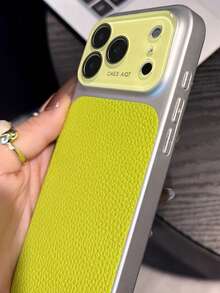 Ốp lưng điện thoại giả da cá sấu cao cấp với cửa sổ lớn, tương thích với iPhone 17Pro Max, 17Pro, 17, 16Pro Max, 16Pro, 15Pro Max, 15Pro, 13Pro Max, 14 Pro, 16, 15, 14, 13, bảo vệ ống kính, chống rơi vỡ, quà tặng sinh nhật. - màu xanh lá - Xem 5