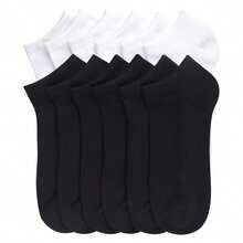 12 Pairs Cotton Cushion No Show Socks With Arch Support Cotton Blend Athletic Sports Workout Running Socks Comfort Cozy Sweat-Absorbing Anti-Slip Comfy Value Pack - 無演出混合 - 查看 2