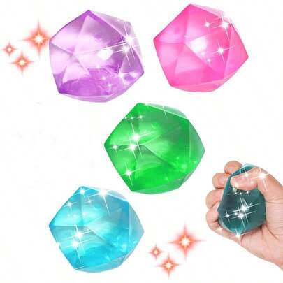 1pc 2026 Bestselling Dreamlike Diamond Squeeze Toy, Soft Stress Relief Ball, Fun Creative Gift For Party, Birthday, Valentine's Day, Children's Day, Easter, Halloween