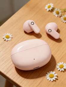 (Silicone Lanyard Included) TWS Bluetooth Earbuds, Lightweight And Portable, Provide HD Audio Quality And Noise Cancellation For Calls. Equipped With Bluetooth 5.4, Available In Fashionable Macaron Colors, Suitable For Women And Children. Compatible With Smartphones, Computers And Other Devices, Long Battery Life. - View 5