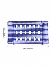 Võng phao bơm hơi PVC dày dặn dành cho người lớn, giường nằm nổi trên nước dày, thảm phao hồ bơi. - Nhiều màu - Xem 2