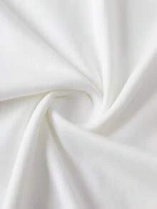 情人节女士白色T恤，亮红色亮片嘴唇印花，浪漫休闲短袖上衣，适合夏季约会 - 白色 - 查看 5