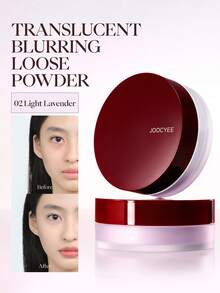 JOOCYEE Translucent Blurring Loose Powder, Oil Control, Long-Lasting, Brightening, Transparent Makeup Effect - 02 Oxygen Purple - View 1