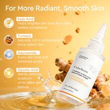 100毫升/3.38液盎司 姜黄油皂苷平衡爽肤水 | 轻盈质地，调节肤色不均和肤质 | 烟酰胺和甘油，打造透明肌肤 - 薑黃 - 查看 3