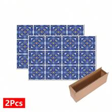 1pc Bohemian Style Square Pattern Printed Absorbent Dish Drying Mat, Espresso Machine Countertop Absorbent Mat, Sink Drain Mat, Soft Faucet Absorbent Mat, Sink Cup Mat, Home Decor, Kitchen & Bathroom Accessories - Multicolor - View 13