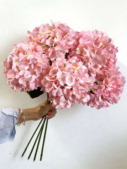 1/3 bông hoa giả thêu có cuống, kích thước 18,5 inch, chất liệu nhựa, dùng trang trí văn phòng, tiệc tùng, đám cưới, làm cây giả, trang trí nhà cửa, quà tặng Ngày của Mẹ, Ngày của Cha, mùa xuân/hè.