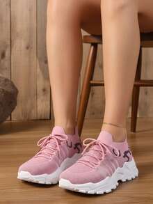 Women Casual Shoes - 粉色 - 查看 3