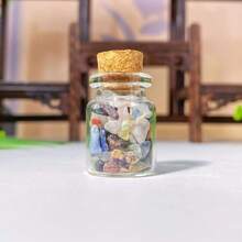 1pc High Quality Natural Crystal Crushed Stone In Small Bottle, Gemstone Jewelry, Glitter, Birthday Gift, Women's Gift, Scene Decoration, Desktop Decoration, Crystal Decor, Desktop Decor - Multicolor - View 15