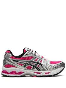 Asics GEL-KAYANO 14 Sneakers | Trainer | Y2K Retro-Tech Runner | Unisex Sportstyle Footwear With GEL™ Technology | Open Mesh & Synthetic Leather Upper | Cream Midsole Millennial Aesthetic Kicks - Ánh sáng hồng - Xem 5