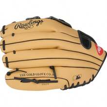 Rawlings Guante de béisbol de la Serie T y Juvenil Tamaños 23 cm 292 cm Varios Estilos - Negro camello - Ver 5