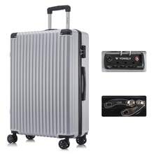 YONSLY Large Suitcase 20/24/28 Inches With YKK Zipper TSA Lock 4 360° Wheels Spinner Mesh Pocket Soft Rubber Handle Travel Suitcase For Short Trips - 銀色 - 查看 10