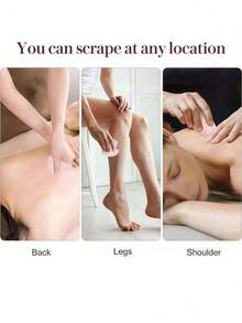 1pc Polyresin Gua Sha Board, Facial, Eye, Body Massage Tool For Relaxation And Skin Care - Multicolor - View 7