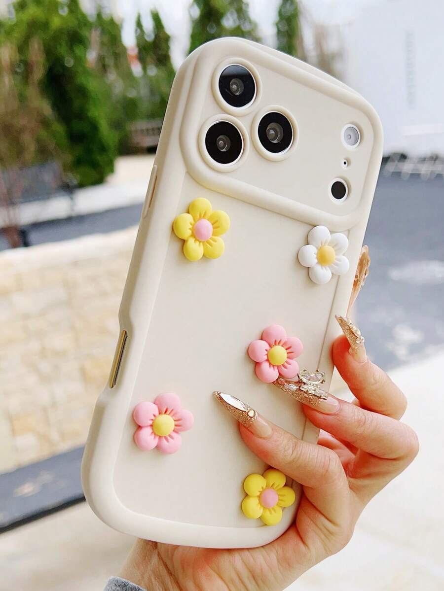 1 chiếc ốp lưng điện thoại chống sốc hình hoa cúc 3D nhiều màu sắc dễ thương, thời trang với các nút bấm độc lập mạ điện và lỗ khoét camera, tương thích với iPhone 15/15 Pro/15 Plus/15 Pro Max/14/14 Plus/14 Pro Max/17/17 Pro/17 Pro Max/16/16 Plus/16 Pro Max/13/13 Pro Max/11/11 Pro Max, món quà thanh lịch dành cho bạn bè, người yêu, bạn học hoặc chính bạn.