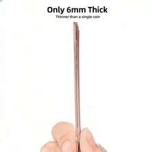 Ultra Thin Back Sticker Mobile Phone Holder Zinc Alloy Adhesive Foldable Non-Slip Hand Stand - Multicolor - View 9