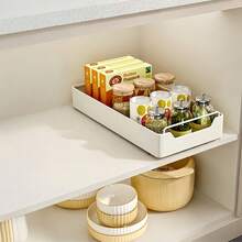 Multi-Size Pull-Out Storage Rack, No Drilling Required Under-Sink Cabinet Pull-Out Organizer | Kitchen Spice/Cookware Pull-Out Storage Rack | Sliding Drawer And Kitchen Storage Organizer - Multicolor - View 16
