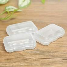 Mini Plastic Storage Box, Transparent Jewelry Box, Portable Earplug & Pill Container With Lid, Multifunctional Storage Box For Jewelry, Beads, Hardware, Small Crafts & Tools - Multicolor - View 3