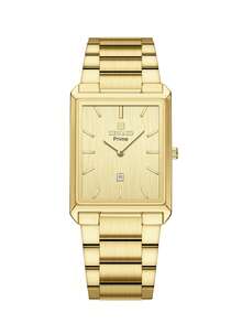 Reloj de cuarzo para hombre REWARD, estilo de moda empresarial, pantalla de fecha, manecillas luminosas, multifunción, alta calidad, regalo, diseño clásico, correa de acero inoxidable - Dorado - Ver 9