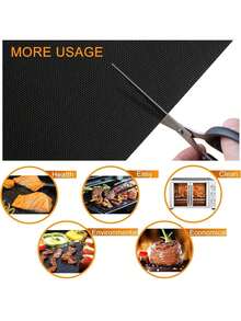 5/2/1 tấm lót lò nướng/thảm nướng BBQ. 15.7in/12.99in. Dày, chịu nhiệt, chống dính, chống tràn, dễ vệ sinh. Thích hợp cho nấu ăn, nướng bánh, nướng ngoài trời. Tấm lót lò nướng, tấm bảo vệ đáy bếp ga/thảm nướng BBQ. Thảm lò nướng, thảm nướng BBQ, tấm lót lò nướng và lò vi sóng, thảm nấu ăn, dụng cụ nhà bếp, phụ kiện nướng bánh. - Nhiều màu - Xem 7