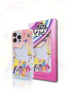 Hasbro MY LITTLE PONY 官方正品卡通少女手机壳，节日礼物，盒装，适用于三星Galaxy系列/苹果iPhone 17、17 Air、17 Pro、17 Pro Max、11、12、13、14、15、16 Pro、16 Pro Max、14 Plus、15 Plus、16 Plus、15 Pro Max、16 Pro、16 Pro Max、XR - 無色 - 查看 1