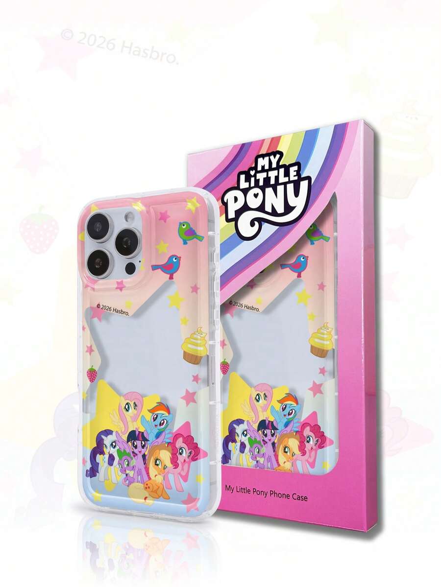 Hasbro MY LITTLE PONY 官方正品卡通少女手机壳，节日礼物，盒装，适用于三星Galaxy系列/苹果iPhone 17、17 Air、17 Pro、17 Pro Max、11、12、13、14、15、16 Pro、16 Pro Max、14 Plus、15 Plus、16 Plus、15 Pro Max、16 Pro、16 Pro Max、XR - 無色 - 查看 1