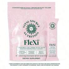 Vital Source Nutrition FleXi - 20 Stick Packs |   Creapure Creatine & Collagen For Strength, Recovery & Skin Care - Stick Packs - Hawaiian Pineapple Punch Flavored - View 7