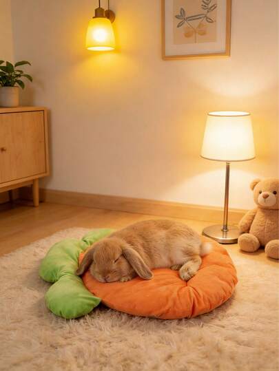 1pc Pet Bed Mat, Washable Cat Cushion, Soft Cat Cushion With High Elastic Cotton For Small Medium Pets Sleeping