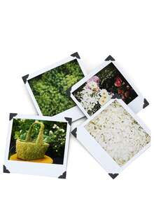 4 Sheets/96pcs Self-Adhesive Photo Corners Stickers, Acid-Free Photo Mounting Corners, Suitable For Handmade Photo Album, Album, DIY Album, Diary, Self-Adhesive Corners For Handmade Album - A - View 4