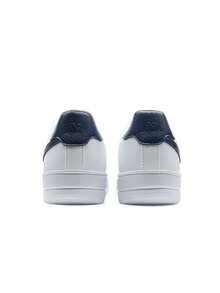 XTEP Men's New White/Navy Blue Running Shoes, A Great Gift For Boyfriend - New White/Dark Blue - View 6