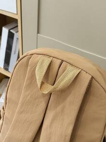 Minimalist Casual Backpack, Large Capacity Multi-Pocket Student Backpack For Middle & High School - Multicolor - View 9