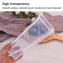 Aimall 50PCS Fruit Tea Cup With Lid And Fork Large Capacity 650/960ml Drink Takeaway - Transparent - View 10